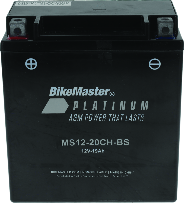 BikeMaster AGM Battery - MS12-20CH-BS