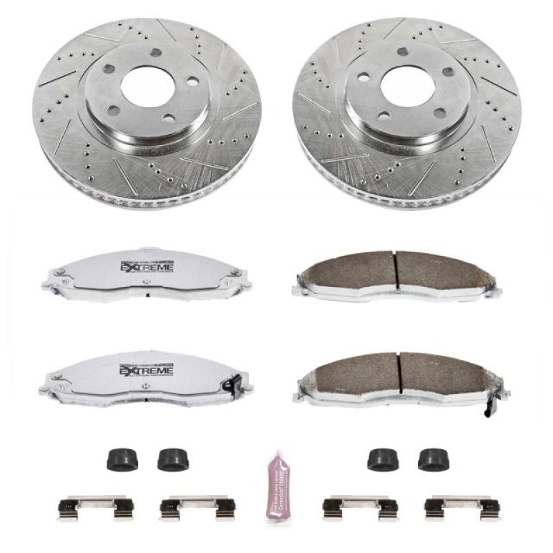 Power Stop 98-02 Chevrolet Camaro Front Z26 Street Warrior Brake Kit