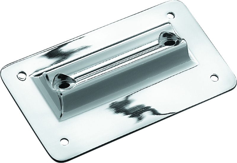 Kuryakyn Laydown License Plate Holder 97-08 Touring Chrome