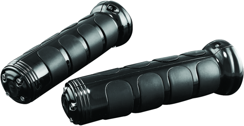 Kuryakyn ISO-Grips With OEM Heated Grip 06-20 Honda GL1800 Black