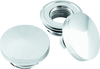 Bikers Choice 82-Up Chrome Pointed Gas Cap Set With Paint Savers
