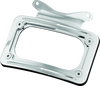 Kuryakyn Curved License Plate Mount Chrome