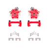 Power Stop 92-01 Honda Prelude Rear Red Calipers w/Brackets - Pair