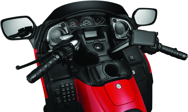 Kuryakyn ISO-Grips With OEM Heated Grip 06-20 Honda GL1800 Black