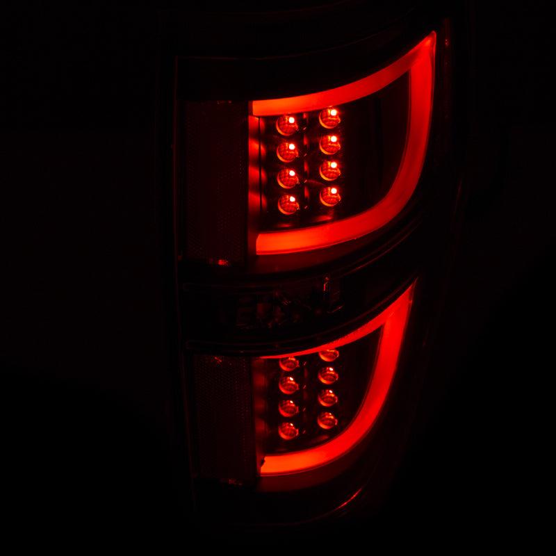 ANZO 2009-2013 Ford F-150 LED Taillights Black - Jerry's Rodz