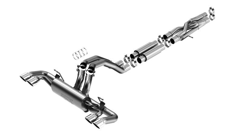 Borla 21-22 Jeep Wrangler Rubicon 392 6.4L V8 AT 4WD 4DR ATAK Cat-Back Exhaust (Stainless) - Jerry's Rodz