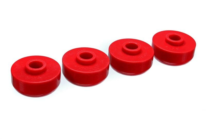 Energy Suspension 63-82 Chevrolet Corvette Red Rear Leaf Spring Bushing Set - Jerry's Rodz