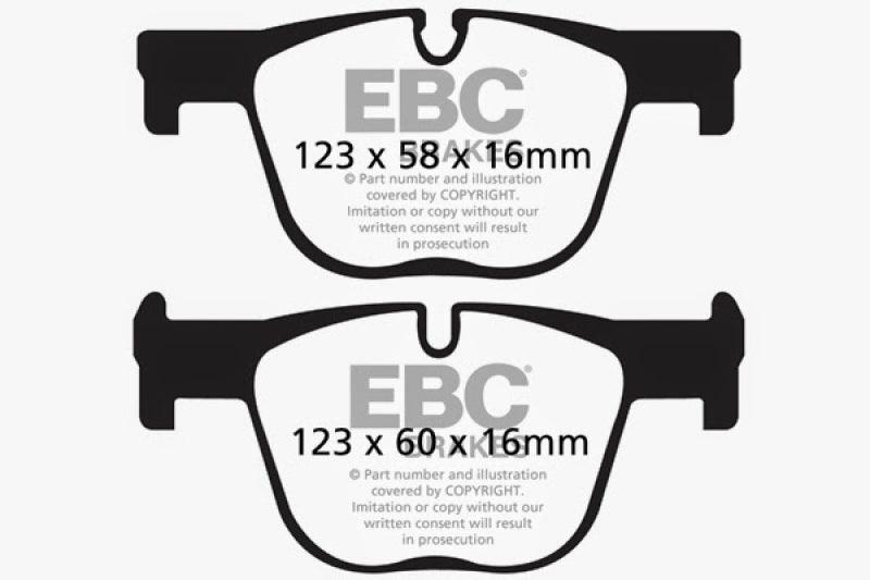 EBC 2017+ BMW 430 Coupe/Gran Coupe (F32/F33/F36) Bluestuff Rear Brake Pads - Jerry's Rodz