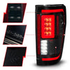 ANZO 21-23 Ford F-150 LED Taillights Seq. Signal w/BLIS Cover - Smoke Blk (For Factory Halogen ONLY) - Jerry's Rodz