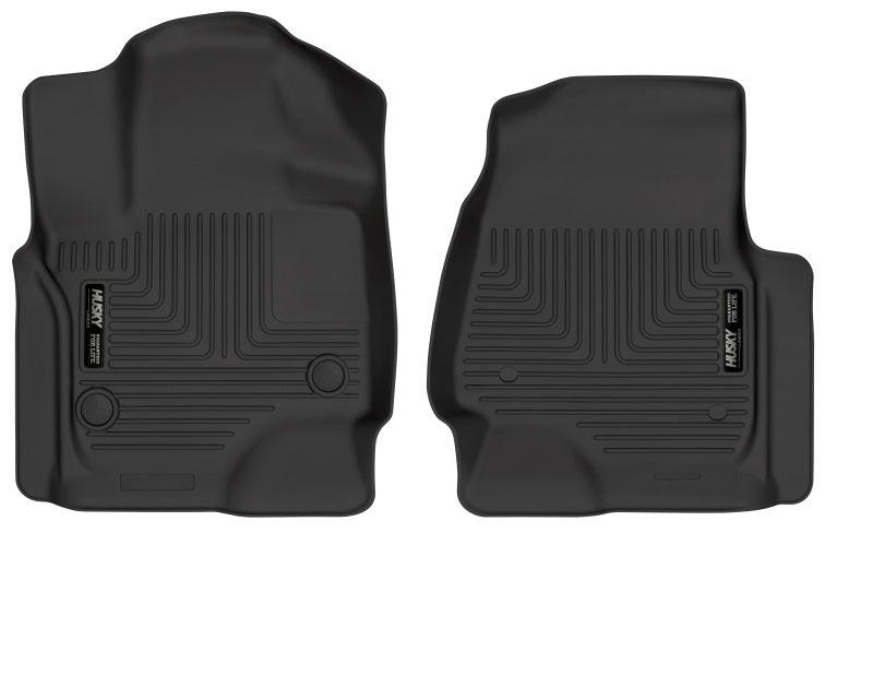 Husky Liners 18-22 Ford Expedition WeatherBeater Black Front Floor Liners - Jerry's Rodz