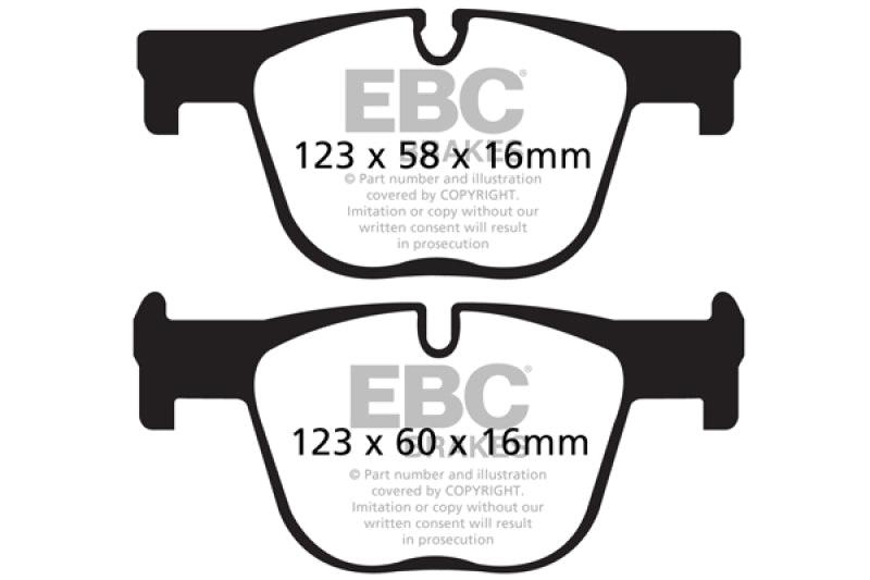 EBC 2017+ BMW 430 Coupe/Gran Coupe (F32/F33/F36) Bluestuff Rear Brake Pads - Jerry's Rodz