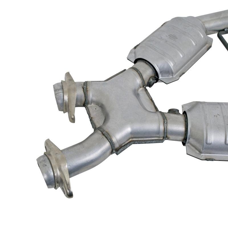 BBK 96-98 Mustang 4.6 GT High Flow X Pipe With Catalytic Converters - 2-1/2 - Jerry's Rodz