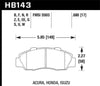 Hawk 97-01 Honda Prelude HPS Street Front Brake Pads - Jerry's Rodz