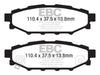 EBC 08-10 Subaru Impreza 2.5 Bluestuff Rear Brake Pads - Jerry's Rodz