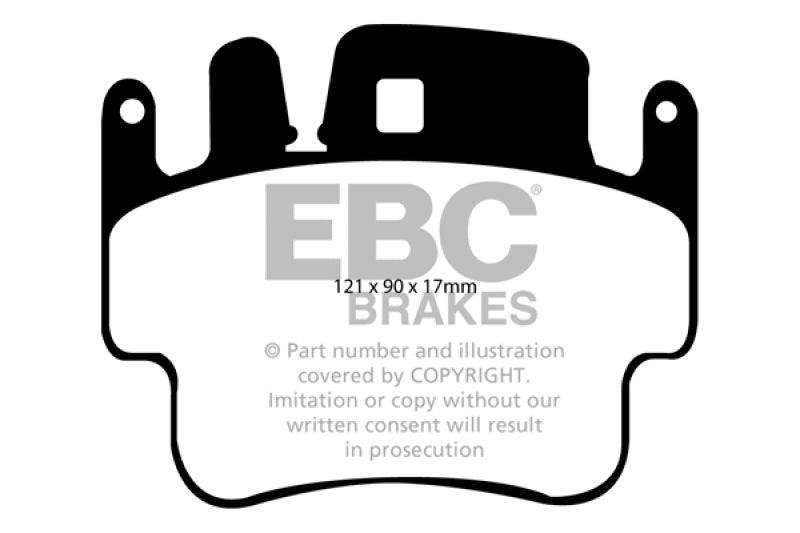 EBC 98-05 Porsche 911 (996) (Cast Iron Rotor only) 3.4 Carrera 2 Bluestuff Front Brake Pads - Jerry's Rodz