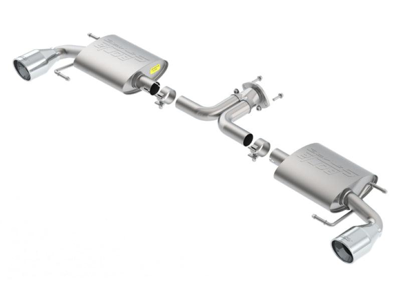 Borla 14-16 Mazda 3 2.0/2.5L AT/MT FWD S-Type Cat-Back Exhaust Single Split Rear Exit - Jerry's Rodz