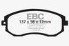 EBC 2012+ Subaru BRZ/FRS/86 2.0L Bluestuff Rear Brake Pads - Jerry's Rodz