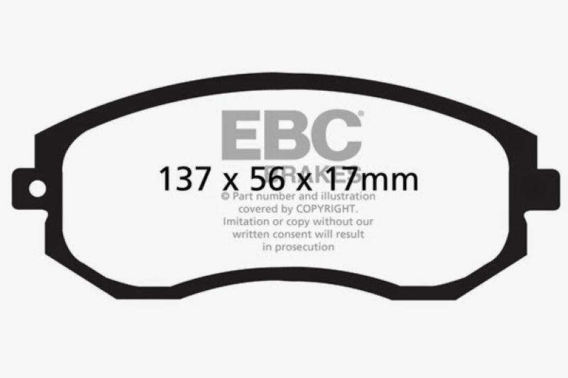 EBC 2012+ Subaru BRZ/FRS/86 2.0L Bluestuff Rear Brake Pads - Jerry's Rodz