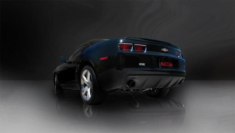 Corsa 10-14 Chevrolet Camaro Coupe SS 6.2L V8 Auto Black Sport Cat-Back + XO Exhaust - Jerry's Rodz