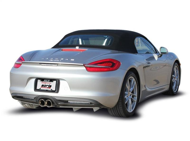 Borla 14-15 Porsche Cayman/Boxster (981) RWD 2Dr Dual Center Rear Exit Catback 4in Tip Exhaust Sys - Jerry's Rodz