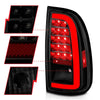 ANZO 00-06 Toyota Tundra (Std. Bed/Reg Cab) LED Taillights w/Light Bar Black Housing Smoke Lens - Jerry's Rodz