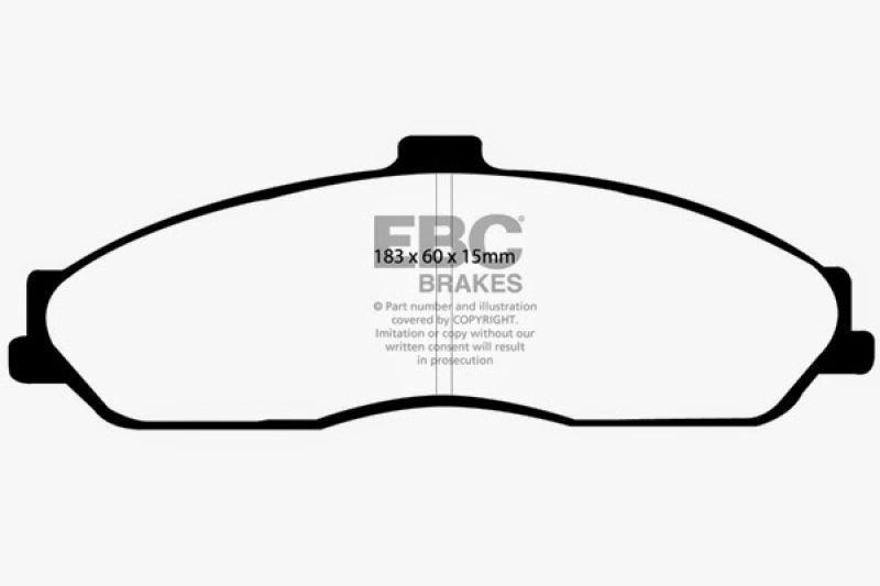 EBC 03-04 Cadillac XLR 4.6 Bluestuff Front Brake Pads - Jerry's Rodz