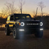ORACLE Lighting 21-22 Ford Bronco Triple LED Fog Light Kit for Steel Bumper - White SEE WARRANTY
