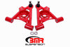 BMR 79-93 Fox Mustang Non-Adj Lower A-Arms Standard Ball Joint Spring Pocket - Red - Jerry's Rodz
