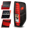 ANZO 2005-2021 Nissan Frontier LED Taillights Black Housing/Clear Lens - Jerry's Rodz