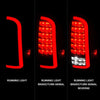 ANZO 05-15 Toyota Tacoma Full LED Tail Lights w/Light Bar Sequential Black Housing Clear Lens - Jerry's Rodz