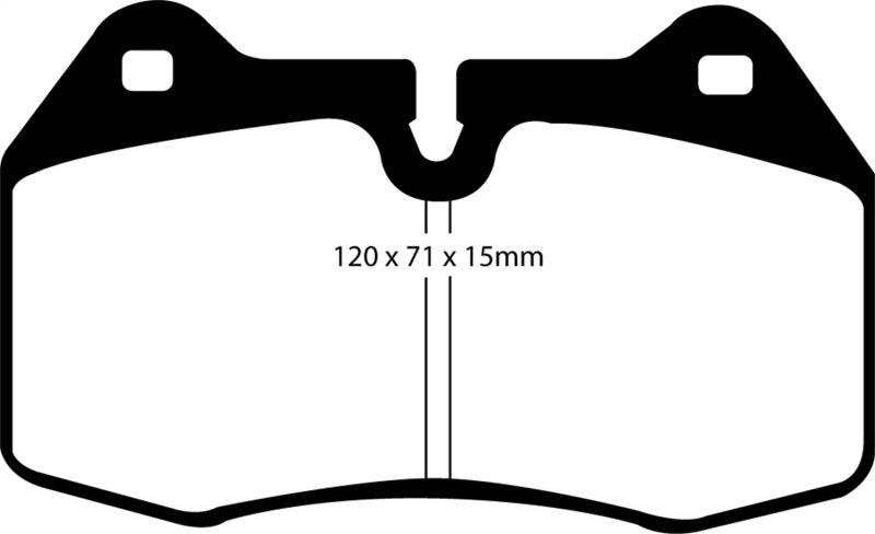 EBC 03-04 Infiniti G35 3.5 (Manual) (Brembo) Bluestuff Front Brake Pads - Jerry's Rodz