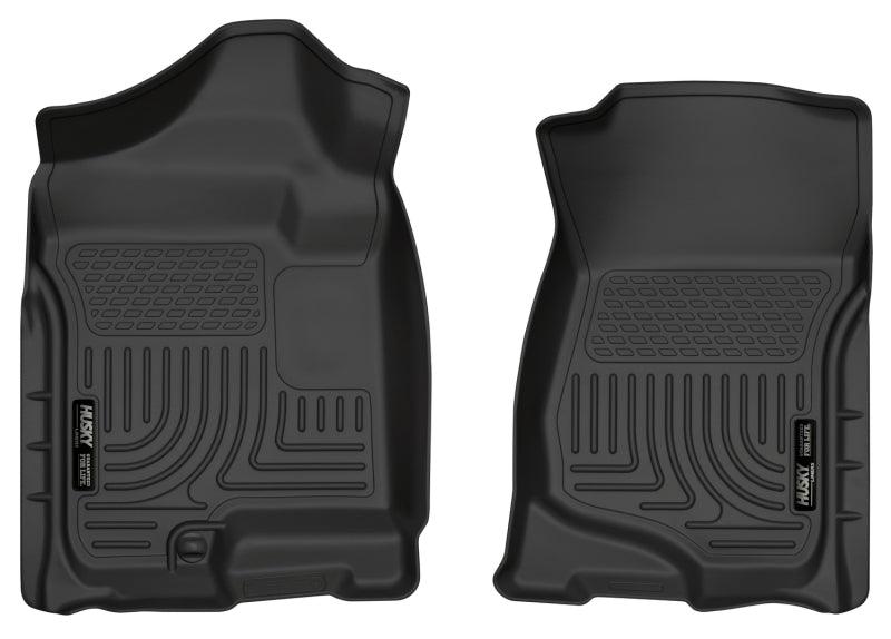 Husky Liners 07-14 Cadillac Escalade ESV/EXT Weatherbeater Black Front Floor Liners - Jerry's Rodz