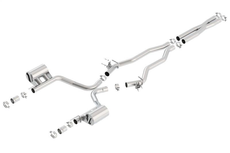 Borla 2015-2022 Charger SRT 392 / Scat Pack 6.4L Atak Catback Exhaust Single Split Rear Exit - Jerry's Rodz