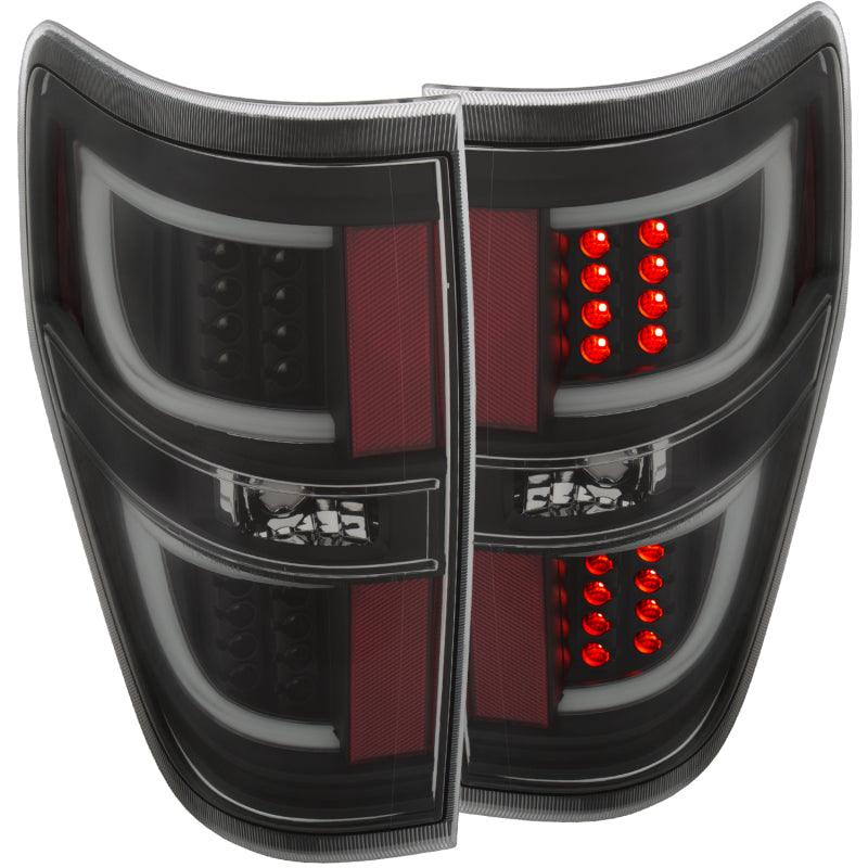 ANZO 2009-2013 Ford F-150 LED Taillights Black - Jerry's Rodz