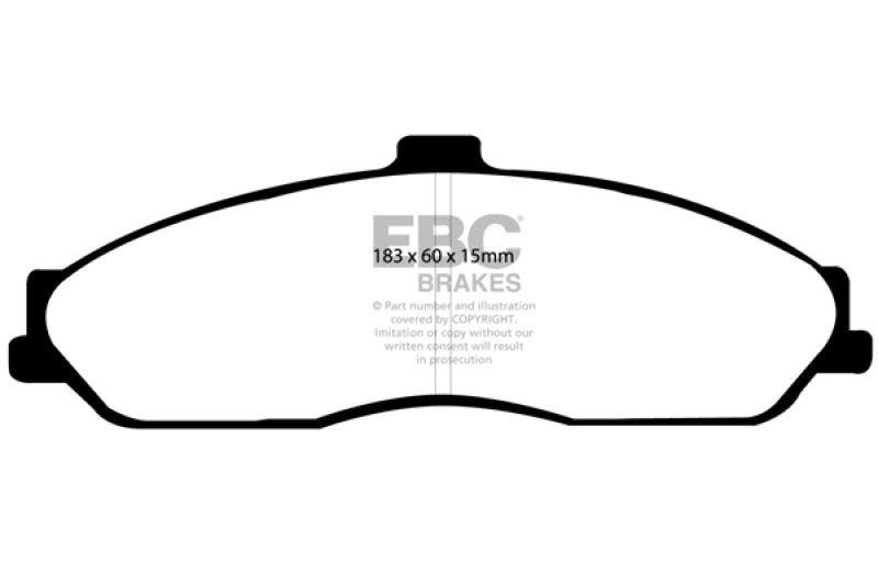 EBC 03-04 Cadillac XLR 4.6 Bluestuff Front Brake Pads - Jerry's Rodz