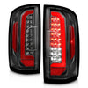 ANZO 15-21 Chevrolet Colorado Full LED Tail Lights w/ Red Lightbar Black Housing Clear Lens - Jerry's Rodz