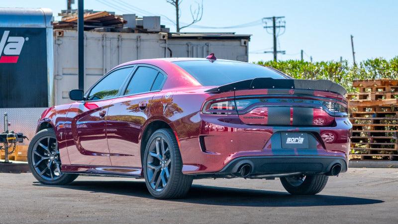 Borla 19-23 Dodge Charger GT 3.6L V6 RWD ATAK Catback Exhaust - Black Chrome Tips - Jerry's Rodz