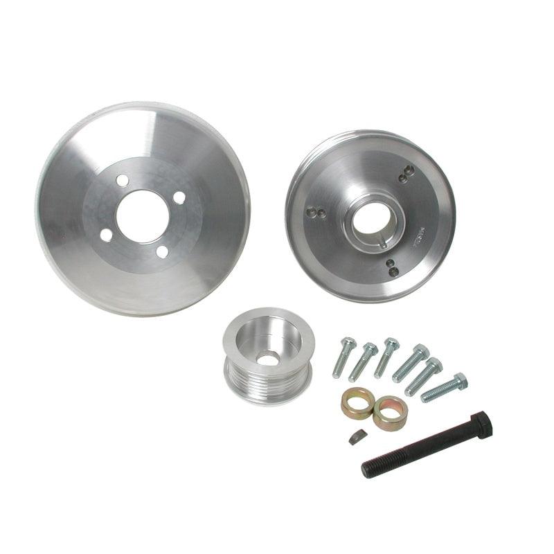 BBK 97-04 Ford F150 Expedition 4.6 5.4 Underdrive Pulley Kit - Lightweight CNC Billet Aluminum (3pc) - Jerry's Rodz