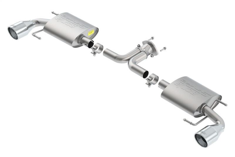 Borla 14-16 Mazda 3 2.0/2.5L AT/MT FWD S-Type Cat-Back Exhaust Single Split Rear Exit - Jerry's Rodz