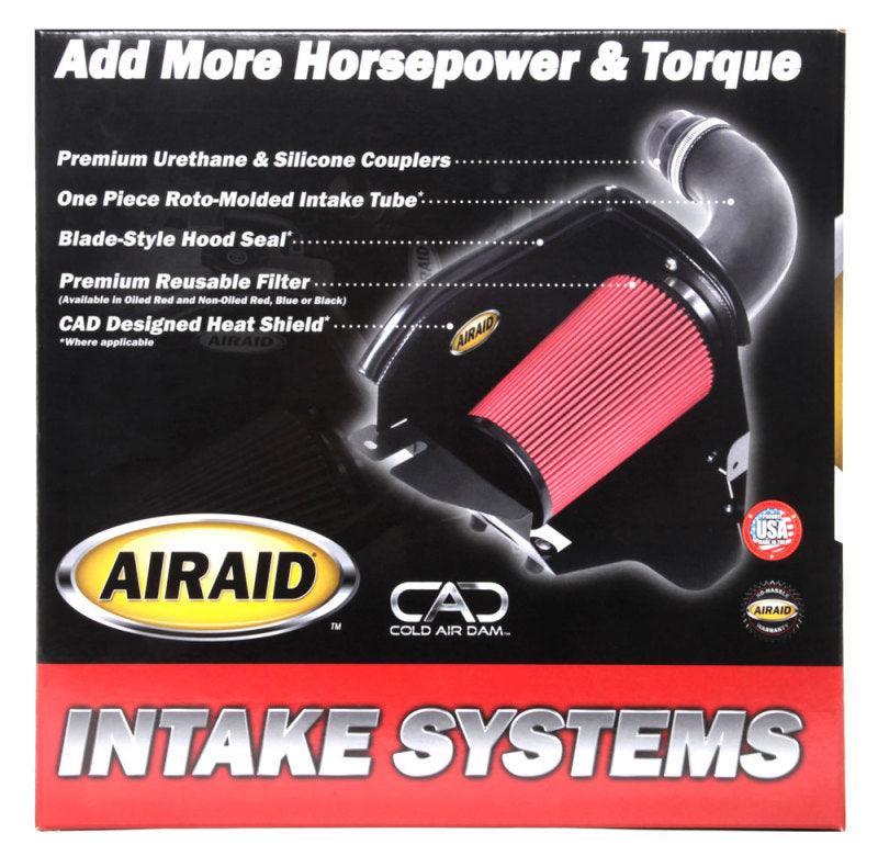 Airaid 10-14 Ford SVT Raptor / 11-13 F-150 6.2L CAD Intake System w/ Tube (Dry / Red Media) - Jerry's Rodz