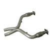 BBK 11-14 Mustang 5.0 Short Mid X Pipe With Catalytic Converters 3.0 For BBK Long Tube Headers - Jerry's Rodz
