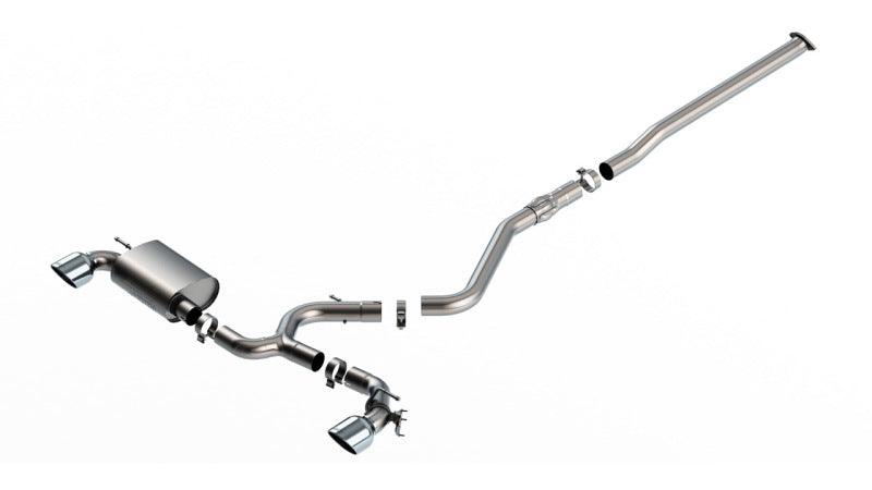 Borla 22-23 Hyundai Kona N 2.0L 4 CYL. Turbo AT/MT ATAK Catback Exhaust Bright Chrome - Jerry's Rodz