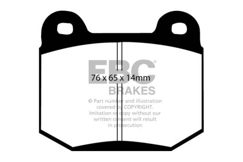 EBC 99-03 Mitsubishi Lancer Evolution 2.0 Turbo Bluestuff Rear Brake Pads - Jerry's Rodz