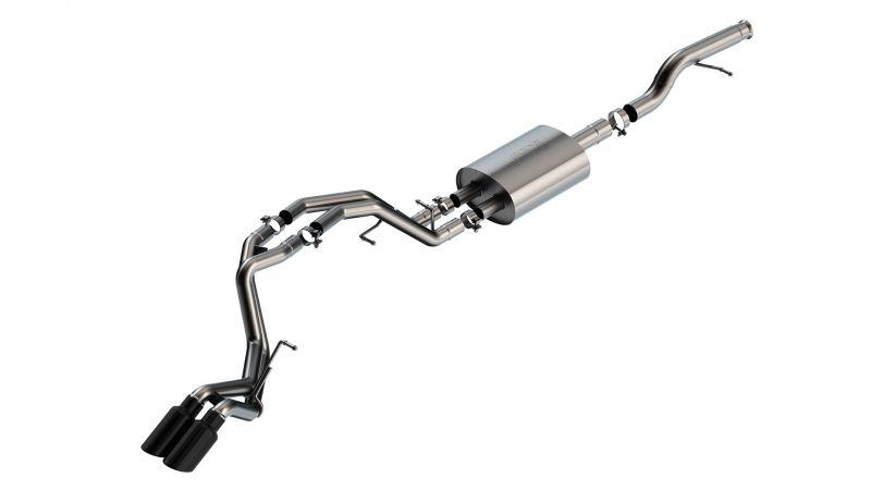 Borla 21-22 Chevrolet Tahoe 5.3L V8 AT 2/4WD S-type Cat-back Exhaust (Black Chrome) - Jerry's Rodz