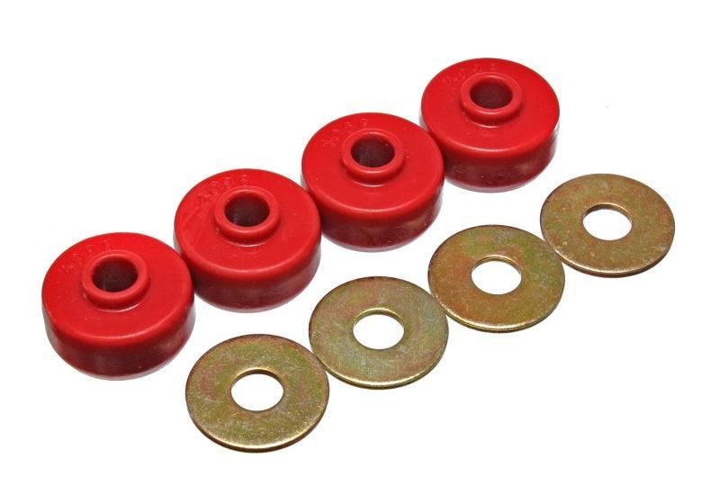 Energy Suspension 84-96 Chevy Corvette Red Spring Cushions for Rear Leaf Spring Bushing Set - Jerry's Rodz