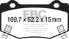 EBC 14+ Chevrolet Corvette Stingray (C7) 6.2 Bluestuff Rear Brake Pads - Jerry's Rodz