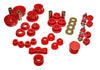 Energy Suspension 84-87 Honda Civic/CRX Red Hyper-Flex Master Bushing Set - Jerry's Rodz