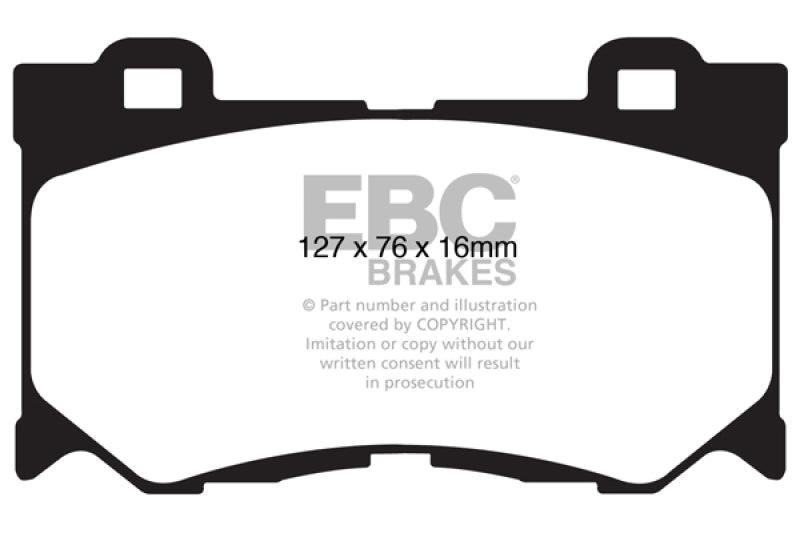 EBC 08-15 Infiniti G37 3.7 Bluestuff Front Brake Pads - Jerry's Rodz