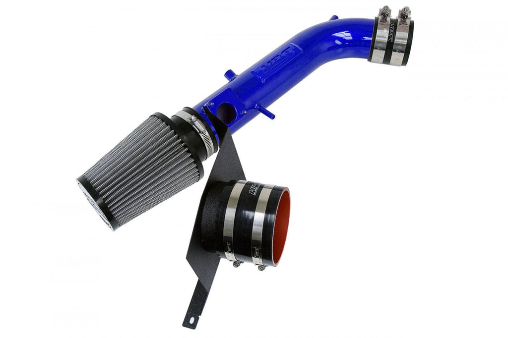 HPS Blue Short Ram Air Intake Kit   Heat Shield Shortram Cool SRI 827-590BL