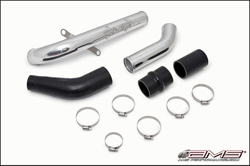 AMS Performance 08-15 Mitsubishi EVO X Upper I/C Pipe - Black Powder Coat - Jerry's Rodz